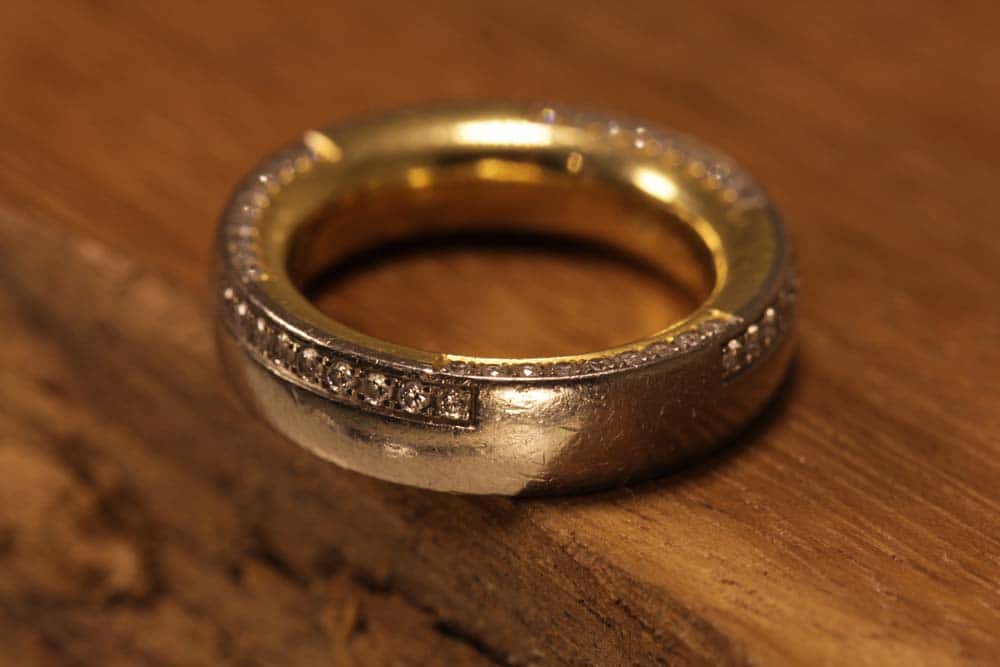 anillos de bodas de oro rosa signos de desgaste (4)