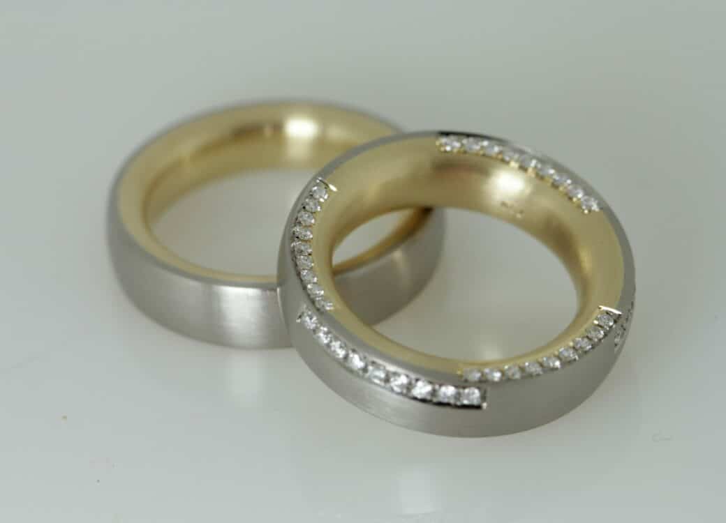 anillos de bodas de oro rosa signos de desgaste (4)