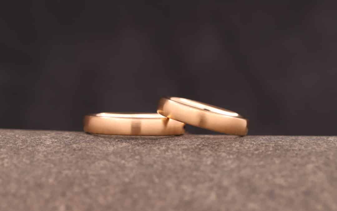 Fairtrade Trauringe in 585er Rosegold